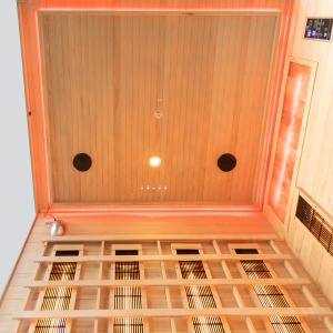Sauna uscata cu infrarosu si terapie cromatica pentru 4 persoane EP4RS dreapta 180 x 160 cm - Img 8
