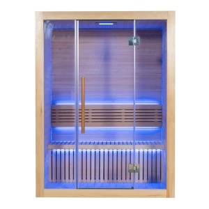 Saună uscată MO-SS1515H cu soba HARVIA 6 kW 150 x 150 x 200 cm pentru 3 persoane - Img 4