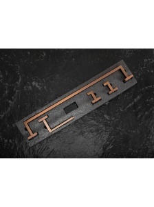 Set accesorii pentru baie Rio Brush Copper 4 piese - Img 7