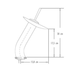 Set complet Chiuveta de blat PRO ERA GLASS si baterie, Dimensiuni 55 cm x 36 x 10 cm, Sticla temperata, Brown - Img 5