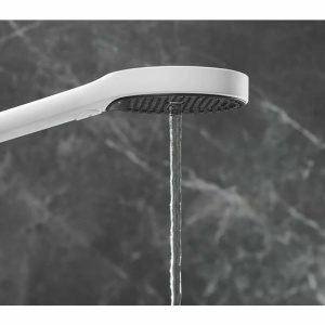 Set de dus cu porter Hansgrohe Rainfinity 130 crom lucios 3 functii - Img 4