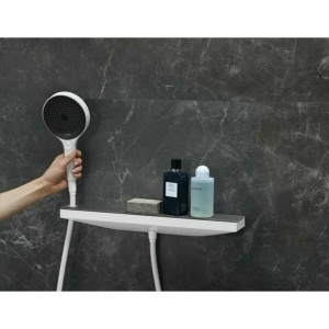 Set de dus cu porter Hansgrohe Rainfinity 130 crom lucios 3 functii - Img 8