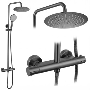 Set de dus fara pipa cu termostat Rea Lungo Titan - Img 2