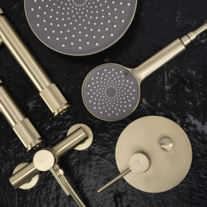 Set de dus incastrat Rea Lungo Stripe Gold Brush - Img 6