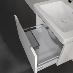 Set mobilier baie suspendat cu lavoar Villeroy & Boch Subway 2.0, alb lucios, 60 cm - Img 5