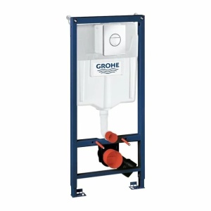 Set rezervor incastrat Grohe Rapid SL pentru vas wc cu clapeta cromata Nova Cosmopolitan - Img 1
