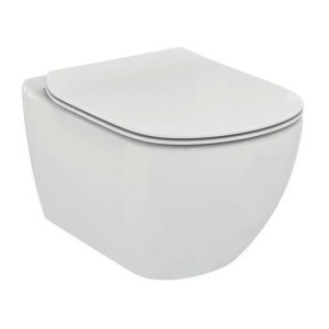 Set vas wc Ideal Standard Tesi AquaBlade cu capac soft close si rezervor Grohe cu clapeta Skate Cosmopolitan S - Img 4