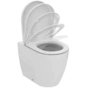 Set vas WC pe pardoseala Ideal Standard Ellisse BTW cu capac softclose alb si bideu - Img 13