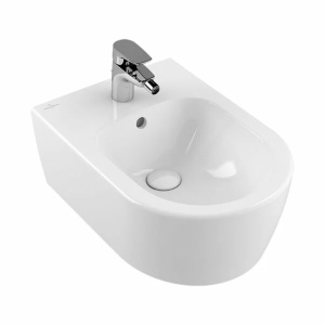 Set vas wc si bideu suspendat Villeroy&Boch Avento Direct Flush cu capac slim soft close - Img 7