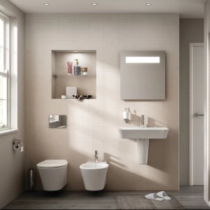 Set vas wc suspendat cu capac softclose si bideu suspendat Ideal Standard Connect Air Aquablade - Img 12