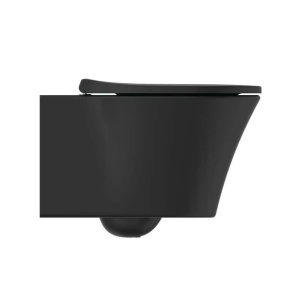 Set vas wc suspendat Ideal Standard Connect Air AquaBlade negru mat cu capac slim softclose - Img 6