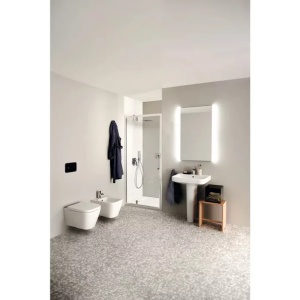 Set vas WC suspendat Ideal Standard I.life B alb cu bideu si capac slim softclose - Img 4