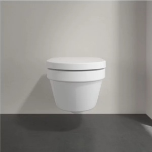 Set vas WC suspendat Villeroy & Boch Architectura DirectFlush cu capac softclose alb - Img 7
