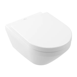 Set vas WC suspendat Villeroy & Boch Architectura TwistFlush alb cu capac soft close - Img 2