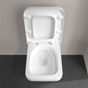 Set WC suspendat Villeroy&Boch, Architectura, TwistFlush, cu capac soft close, quick release, alb - Img 8