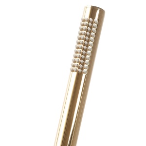 Sistem Complet De Dus REA LUNGO MILER GOLD + BOX, Montaj In Perete, Para Rotunda Tip Ploaie 30 x 30 Cm, 2 Functii De Curgere A Apei, Auriu - Img 4