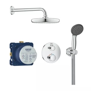 Sistem de dus incastrat Grohe Precision Trend crom lucios - Img 1