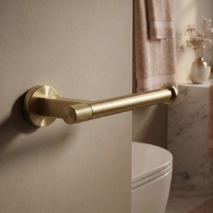 Suport hârtie igienică Rea 39105 ORI Brush Gold - Img 2