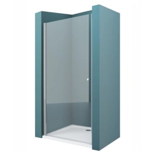 Usa de dus batanta Veldman Atlanta crom 83 - 86 x 195 cm sticla 6 mm