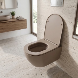 Vas WC suspendabil REA Focus Tornado Taupe - Img 9