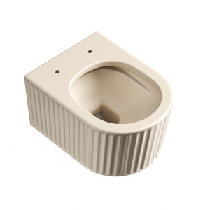Vas WC suspendat Luma Cappuccino rimless si cu capac soft close - Img 5