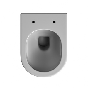 Vas WC suspendat Luma Gray rimless si cu capac soft close - Img 11