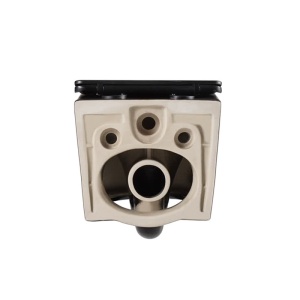 Vas wc suspendat Tornado Elite Black Matt, rimless cu capac din duroplast cu softclose - Img 12