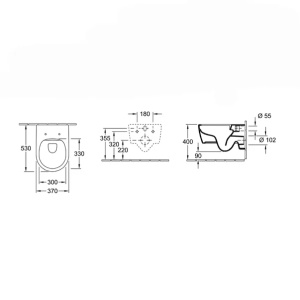 Vas WC suspendat Villeroy & Boch Avento DirectFlush rimless cu capac soft close alb alpin CeramicPlus - Img 11