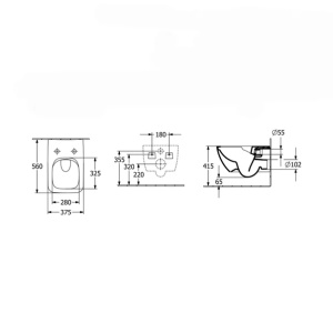 Vas wc suspendat Villeroy & Boch Collaro rimless cu capac softclose alb alpin - Img 9