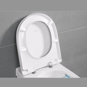 Vas WC suspendat Villeroy & Boch O.Novo, alb, direct flush, cu capac soft close si quick release - Img 6