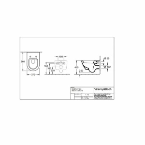 Vas wc suspendat Villeroy & Boch Subway 2.0 alb - Img 6