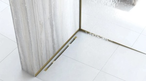 Banda Frontala Pentru Cadita De Dus ,Dimensiune 130cm, Culoare Brush Gold - Img 7