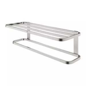Bara portprosop cu suport Grohe Selection 60 cm crom periat Supersteel - Img 3