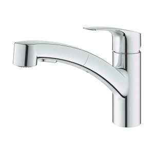 Baterie bucatarie cu dus extractibil Grohe Eurosmart New crom - Img 1