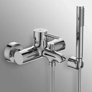 Baterie cada - dus Ideal Standard Ceraline finisaj crom lucios cu set de dus - Img 1