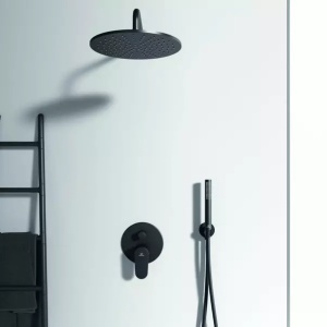 Baterie cada - dus incastrata Ideal Standard Cerafine O negru mat fara corp ingropat - Img 3