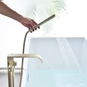 Baterie cada freestanding REA CARAT gold brush - Img 6