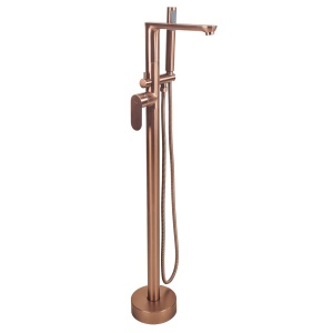 Baterie de podea pentru cada Rea Logan brush copper