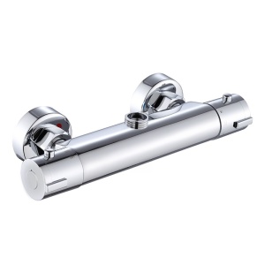 Baterie dus cu termostat si montaj pe perete T203 Chrome