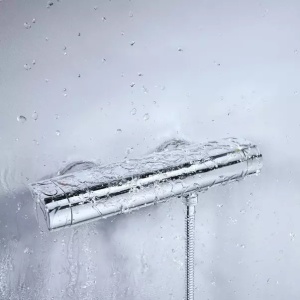 Baterie dus termostatata Grohe Grohtherm 2000 cu set de dus Euphoria crom lucios - Img 2