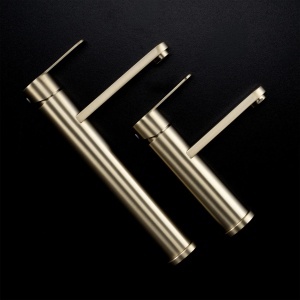 Baterie inalta pentru lavoar Rea Arcos Brush Gold - Img 7