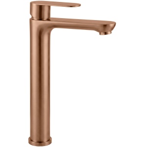 Baterie inalta pentru lavoar Rea Logan Brush Copper