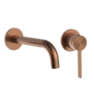 Baterie incastrata pentru lavoar Rea Foster Brush Copper