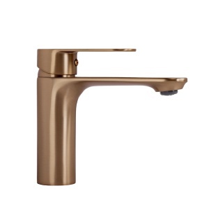 Baterie joasa pentru lavoar Rea Drop Brush Copper low - Img 3