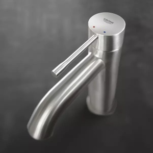 Baterie lavoar Grohe Essence S monocomanda crom periat Supersteel fara ventil - Img 1