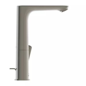 Baterie lavoar inalta Ideal Standard Connect Air argintiu Silver Storm cu ventil si pipa rotativa - Img 3