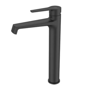 Baterie lavoar inalta Invena Fira monocomanda negru mat - Img 1