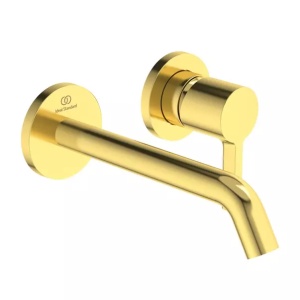 Baterie lavoar incastrata Ideal Standard Atelier Joy pipa 18 cm auriu periat - Img 1