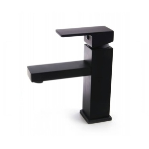 Baterie lavoar PRO QUADRO Low 3020-A, Montaj pe blat, inaltime 18cm, finisaj Negru Mat - Img 2
