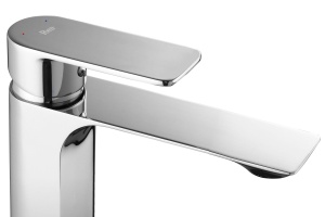 Baterie Lavoar REA URBAN CHROME LOW, Montaj Pe Blat Capat Fix, Inaltime 15 Cm, Finisaj Crom - Img 5